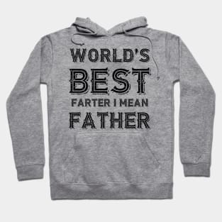 World's Best Farter I Mean Father Vintage Hoodie